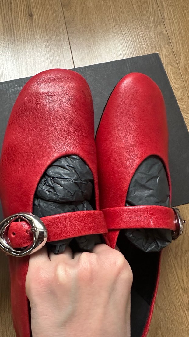 Massimo Dutti Kırmızı Ayakkabı - Görsel 2