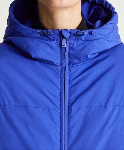 Oysho FLOWER DOWN dolgulu uzun ceket - Görsel 3