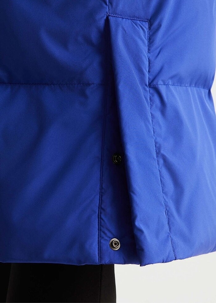 Oysho FLOWER DOWN dolgulu uzun ceket - Görsel 5