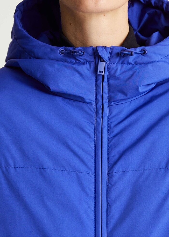 Oysho FLOWER DOWN dolgulu uzun ceket - Görsel 3