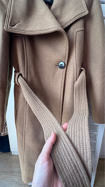 Mango Yün Kaban - Görsel 7