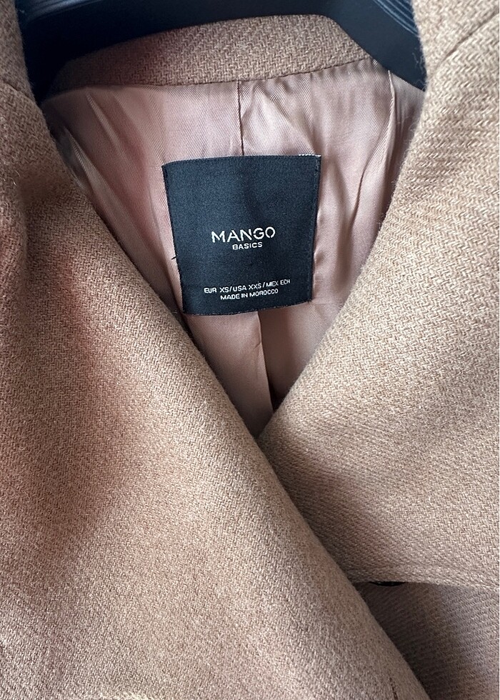 Mango Yün Kaban - Görsel 4