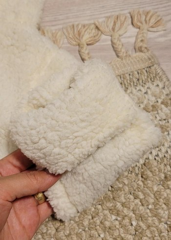 Kürklü Bej Bebek Tulumu - Görsel 8