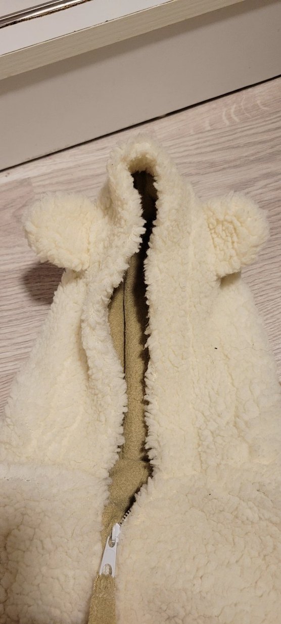 Kürklü Bej Bebek Tulumu - Görsel 5