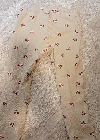 Beyaz Kiraz Desenli Uzun Kollu Kız Tişörtü - Görsel 7