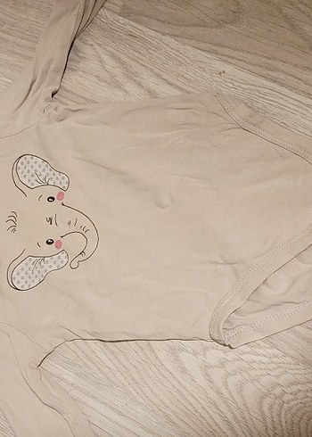 Uzun Kollu Kırmızı Baskılı Erkek Bebek Body - Görsel 6