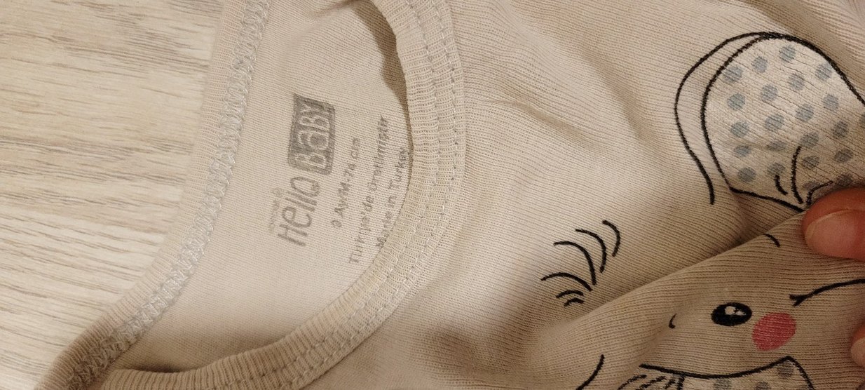 Uzun Kollu Kırmızı Baskılı Erkek Bebek Body - Görsel 4