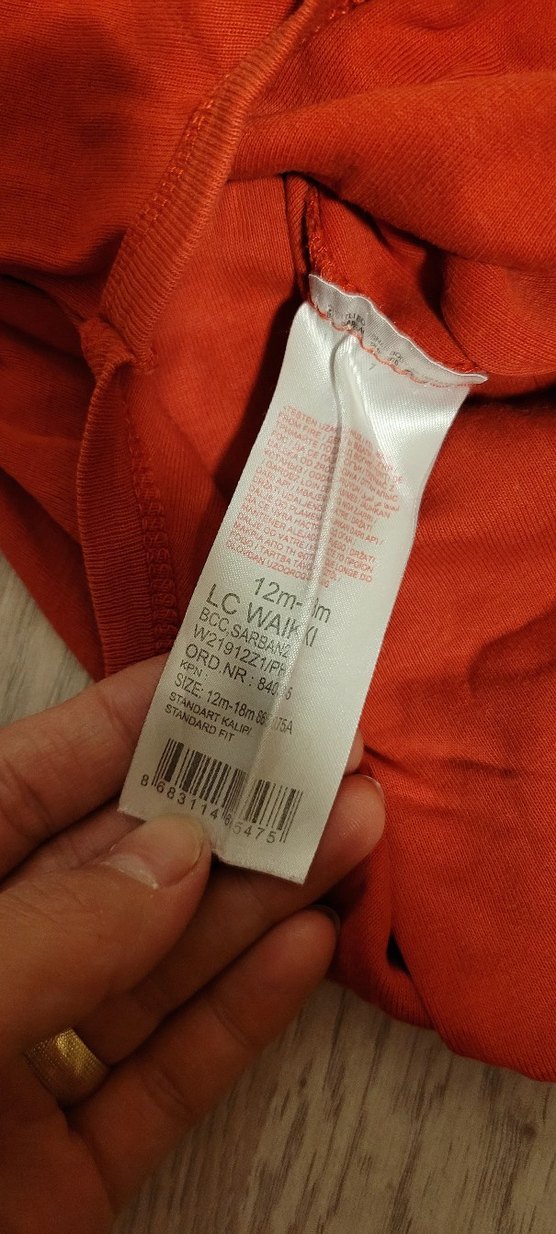 Uzun Kollu Kırmızı Baskılı Erkek Bebek Body - Görsel 2