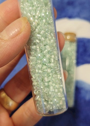 Turkuaz Pastel Tırnak Süsleme Boncukları - Görsel 4