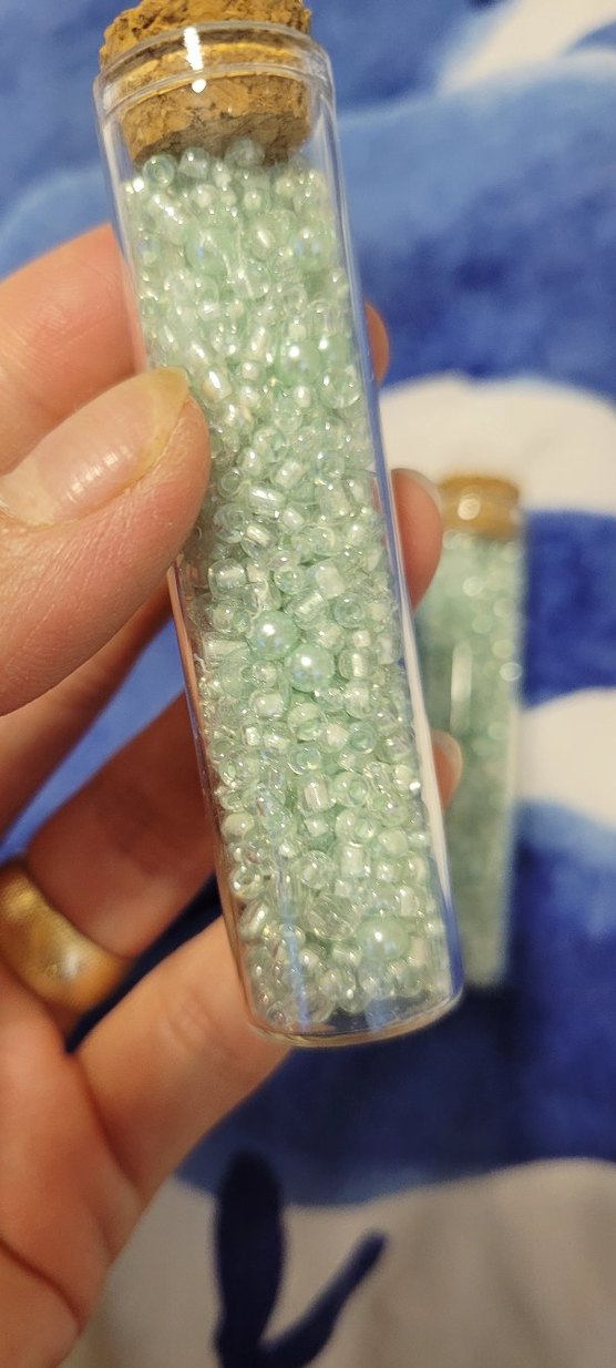 Turkuaz Pastel Tırnak Süsleme Boncukları - Görsel 4