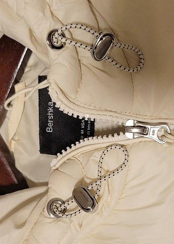 Beyaz Kadın Midi Kışlık Mont - Görsel 5