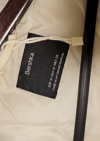 Beyaz Kadın Midi Kışlık Mont - Görsel 6