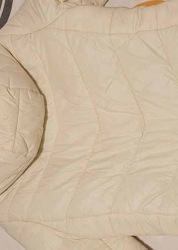 Beyaz Kadın Midi Kışlık Mont - Görsel 2