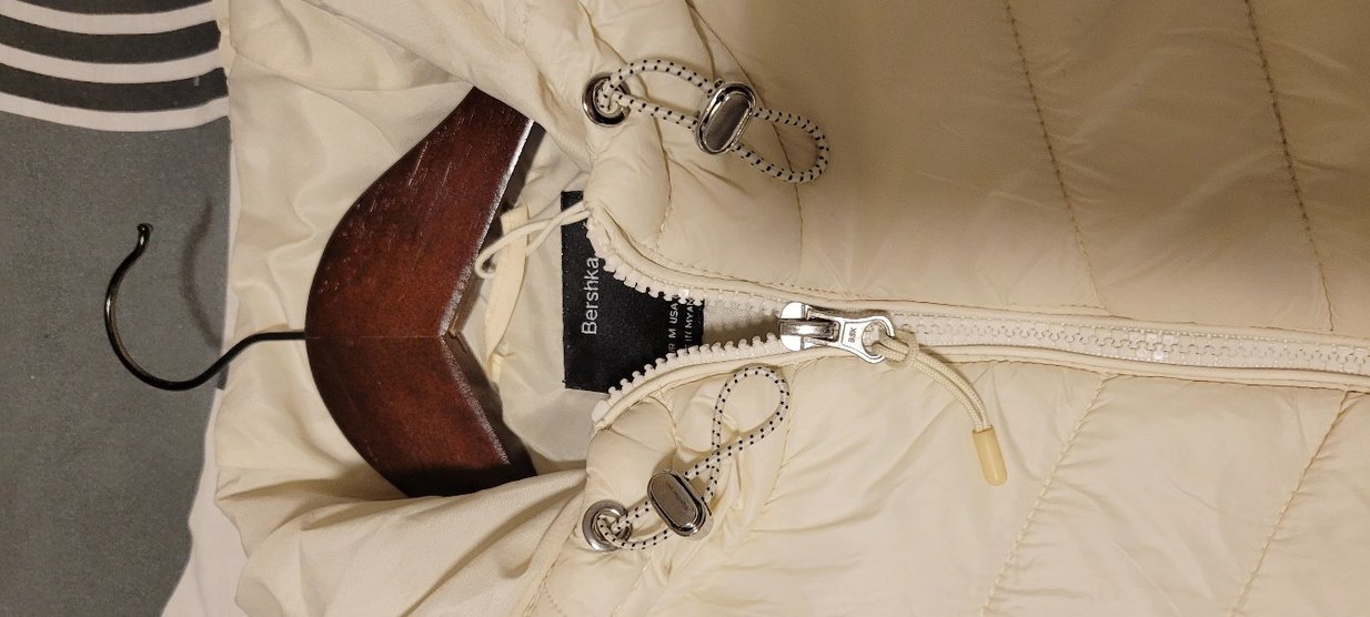 Beyaz Kadın Midi Kışlık Mont - Görsel 5