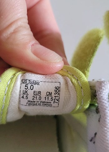 Yeşil Vans Erkek bebek Günlük Spor Ayakkabı - Görsel 9