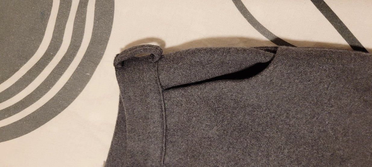 Gri mini yun etek - Görsel 2