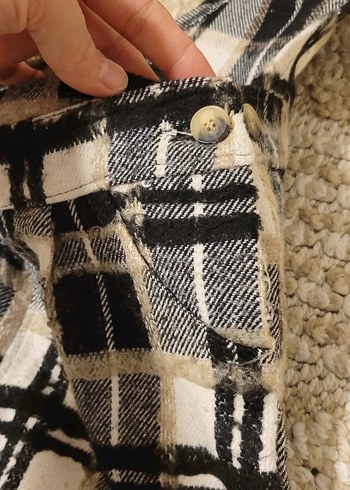 Kızlar İçin kahverengi Kareli Yün Askılı Tulum unisex ürün - Görsel 6