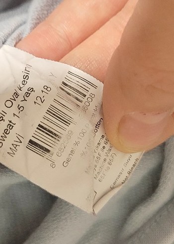 Gri Nakışlı Çocuk Uyku Tekstili - Görsel 5