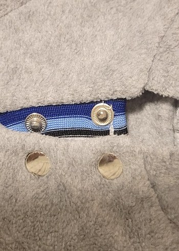 Erkek Çocuk Gri Kapüşonlu Fermuarlı Eşofman - Görsel 4