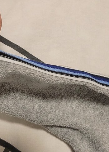 Erkek Çocuk Gri Kapüşonlu Fermuarlı Eşofman - Görsel 2