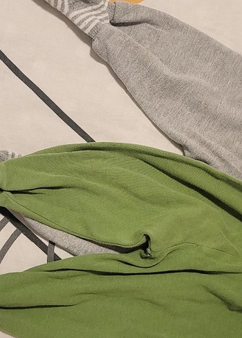 Gri Boğazlı Uzun Kollu Erkek Çocuk Pijaması - Görsel 6