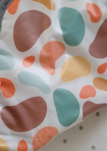 Pastel Renkli Desenli Bebek alt açma örtüsü - Görsel 7