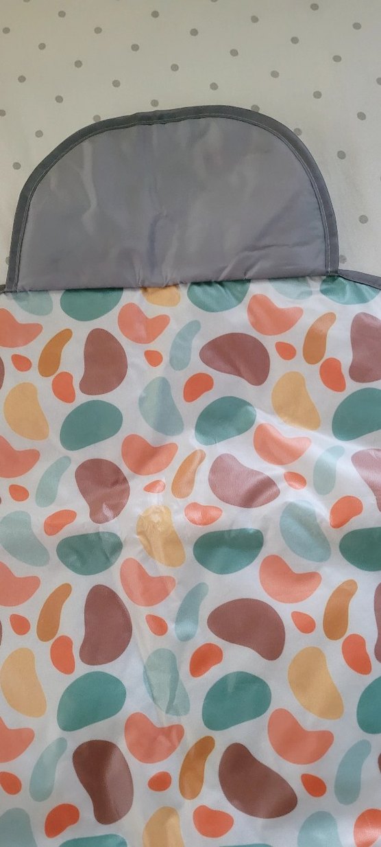 Pastel Renkli Desenli Bebek alt açma örtüsü - Görsel 2