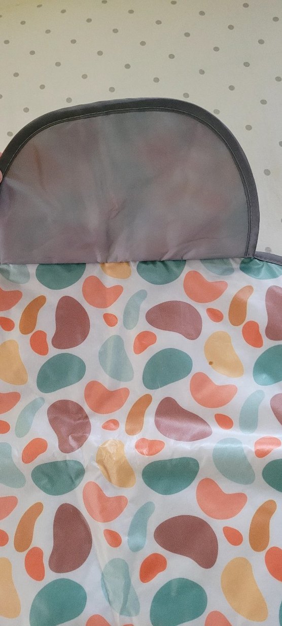 Pastel Renkli Desenli Bebek alt açma örtüsü - Görsel 3