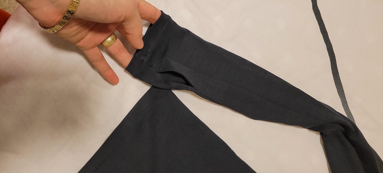 Siyah Uzun Kollu asimetrik yaka bady - Görsel 5