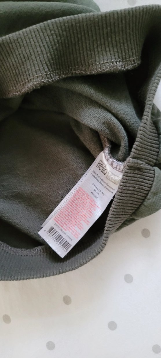 Kız Çocuk haki yeşil Uzun Kollu Sweatshirt - Görsel 5