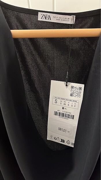Zara Drape yaka bluz