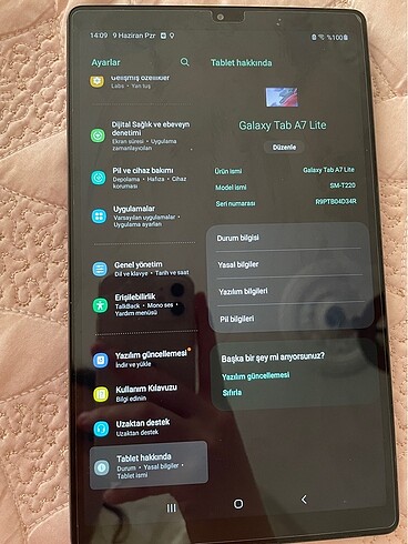 Samsung tablet