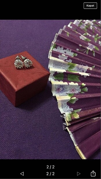 swarovski Zirkon gümüş küpe