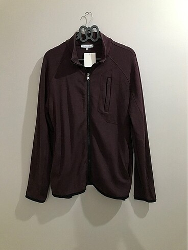 Bordo spor ceket
