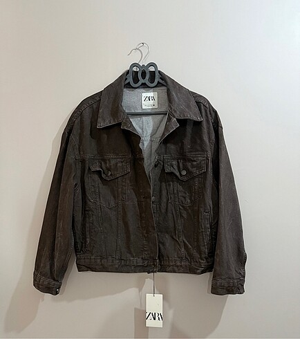 Zara Zara eskitmeli jean ceket oversize