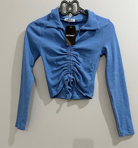 Zara Önü büzgülü kaşkorse bluz
