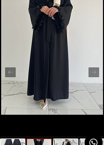xl Beden siyah Renk Abaya 