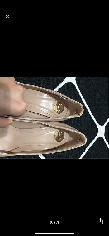 Krem stiletto - Görsel 6