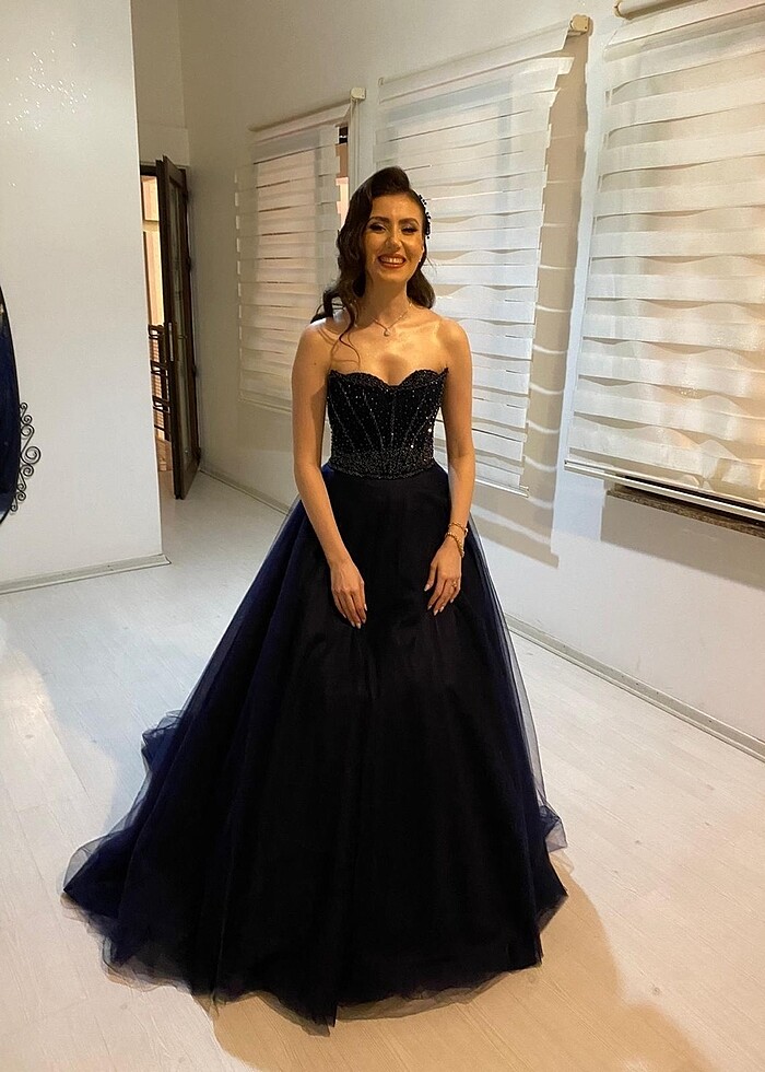 Lacivert Nişanlık - Görsel 3