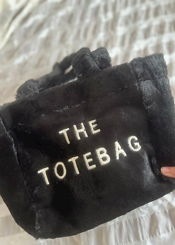 Mango Peluş Detaylı Siyah Kadın Omuz Çantası tote bah