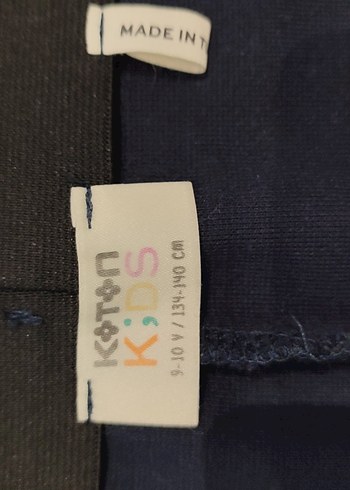 Düz Kesim lacivert kız çocuk tayt 9/10 yaş - Görsel 3