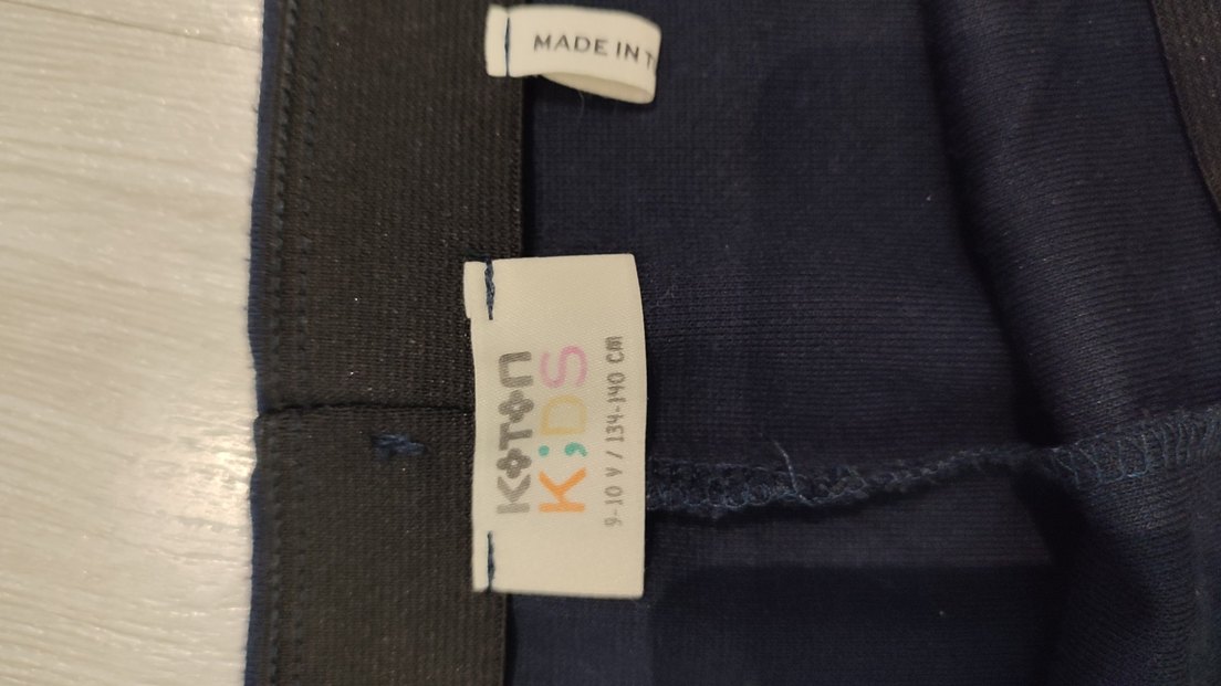 Düz Kesim lacivert kız çocuk tayt 9/10 yaş - Görsel 3