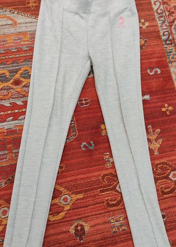 uspolo Gri Kız Rahat Kesim tayt 9/10 yaş - Görsel 3