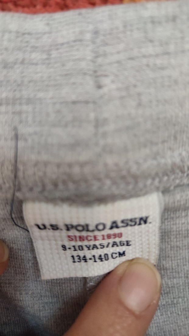 uspolo Gri Kız Rahat Kesim tayt 9/10 yaş - Görsel 4