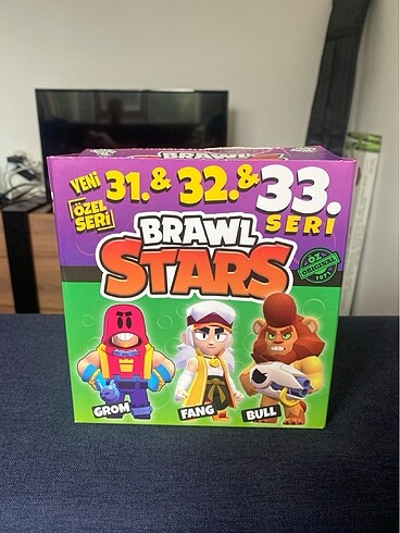 Brawl Stars 31-32 ve 33. Seriyi içeren özel seri kapalı kutu