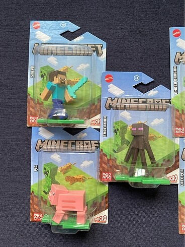  Minecraft mikro collection figürler