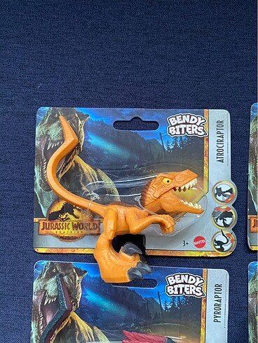 Jurasaic world bendy biter figürler