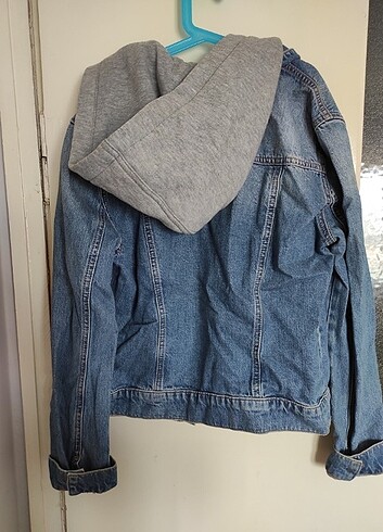 Mavi Jeans mavi kapüşonlu kot ceket