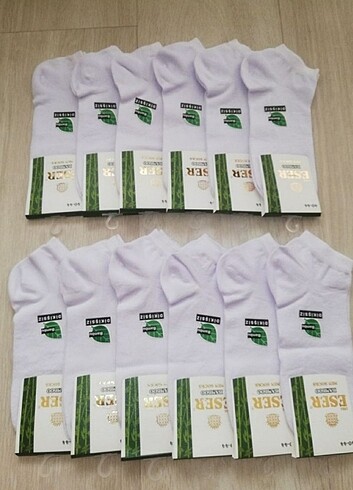 Erkek bambu çorap 12 çift