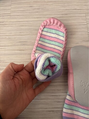 26 Beden pembe Renk Bebek ev ayakkabısı